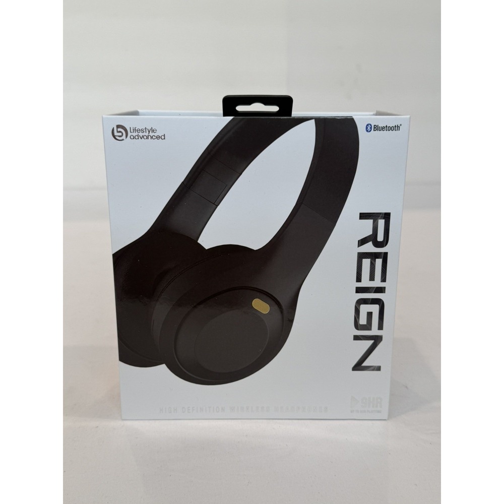 Lifestyle Advanced Reign High Definition Wireless Headphones (Black) NEW IN BOX